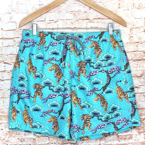 BoardiesTiger and Cherry Blossoms Board Shorts